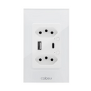 Tomada Inteligente Wi-Fi 10A Tuya Compatível Alexa e Google