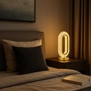 Luminária de Mesa Abajur Decorativo Cristal Dourado Touch