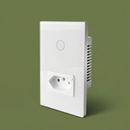 Tomada Inteligente Wi-Fi 10A Tuya Compatível Alexa e Google